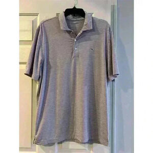 Vineyard Vines Men's Striped Performance Polo Shirt Multicolor Size L
